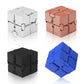 Alloy&Plastic Infinity Cube Fidget Toy Ultra-Durable Sensory Stress Reliever for Adults & Kids Anxiety Relief Gift