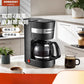 220V HOMEZEST German Coffee Maker Automatic Drip Machine for Home Mini Tea Pot BE