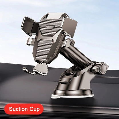 Sucker Car Phone Holder GPS Car Mount Stand GPS Cell Phone Holder Stand For iPhone 17 16 15 Pro Xiaomi Mobile Phone Accessories