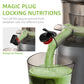 BioloMix Cold Press Juicer with 75mm Feed Chute, 200W 40-65RPM Powerful Motor Slow Masticating Juice Extractor Fits Whole Fruits - ElectronAge