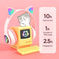 yggcoo Flash Lamp Cute Cat Ears Headphone - ElectronAge