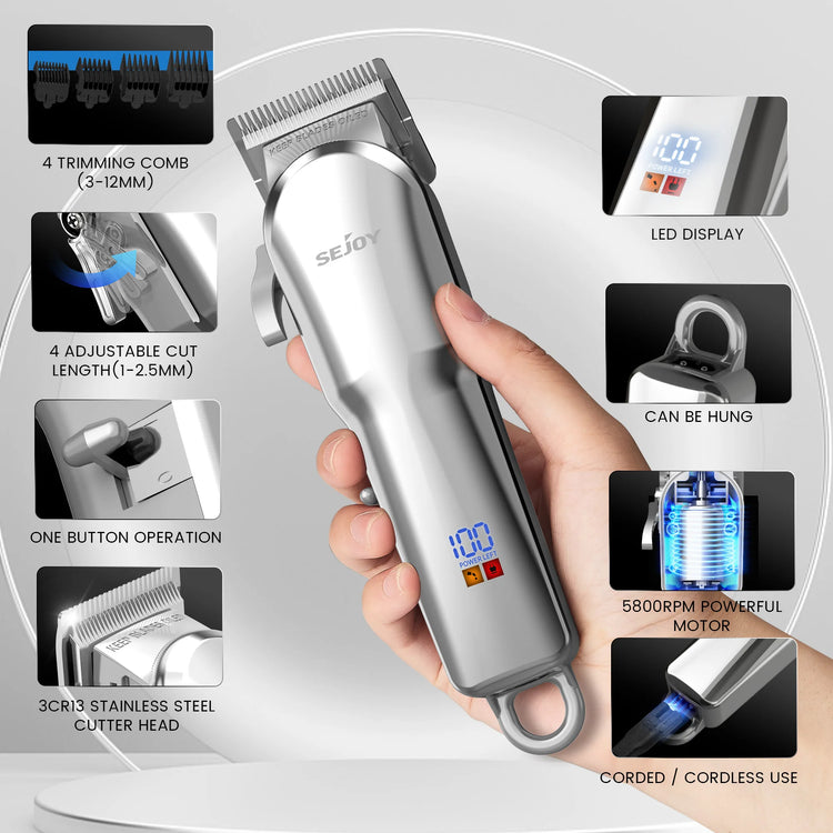 Sejoy Hair Clipper For Men - ElectronAge