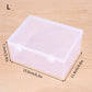1PC Transparent PP Dual Fastened Transparent Display Box Jewelry Jewelry Container Jewelry Box Art DIY Parts Tool Storage Box