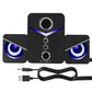 USB Computer LED Speakers System Subwoofer Stereo Bass Control for Desktop Laptop PC Portable Loud Speaker