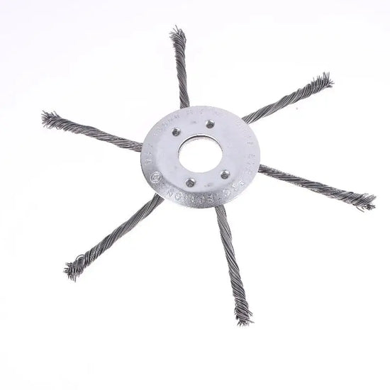 1Pcs 7/8/9-inch Lawn Mower Steel Wire Weed Trimmer Head Rust Removal Wheel Weed Removal Wheel Lawn Mowers Universal Parts