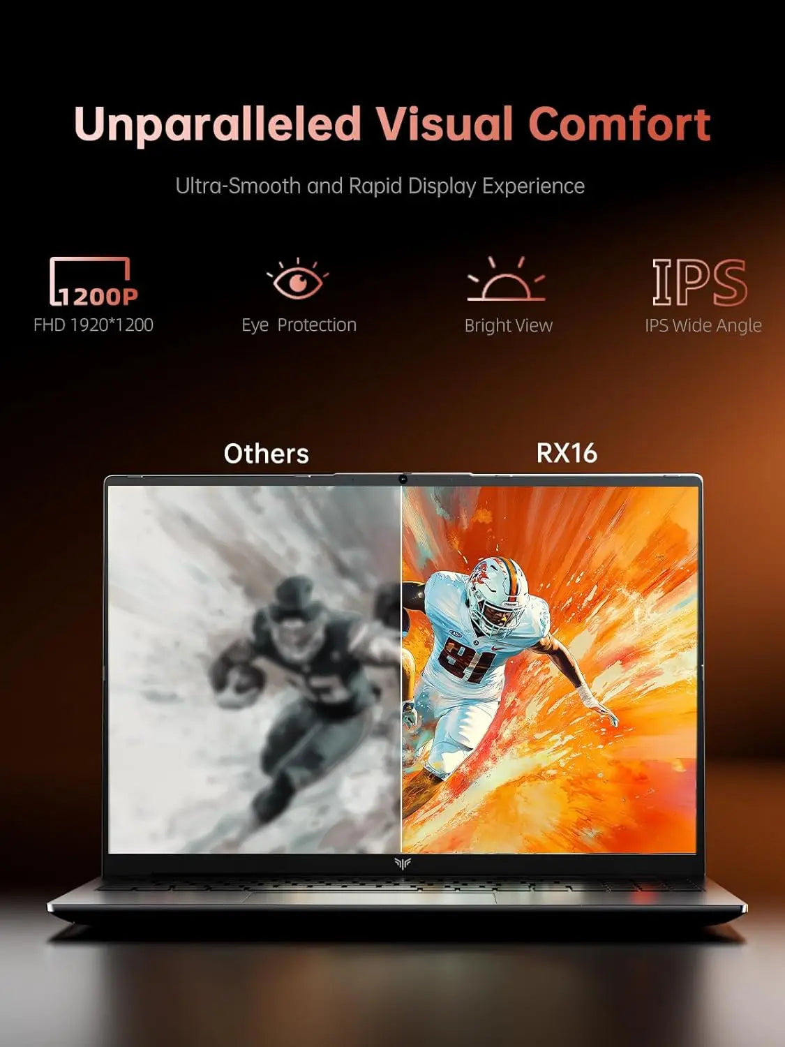 KAMRUI Gaming Laptop 16inch - ElectronAge