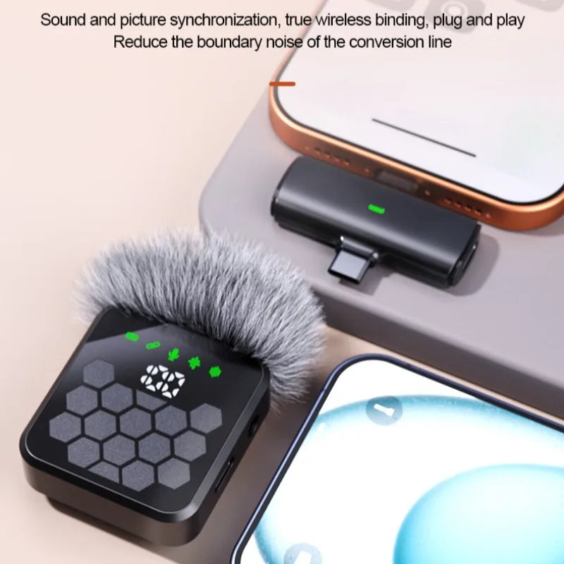 basix Wireless Lavalier Microphone 4Drag1 Mini Mic Noise-Canceling - ElectronAge