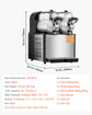SucceBuy 3-36L Commercial Slushy Machine 1-3 Tanks Stainless Steel Margarita Smoothie Frozen Drink Maker for Party Restaurants - ElectronAge