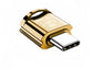 Type C Micro SD Card Reader, USB C TF Card Reader Adapter with Keychain, Compatible with MacBook, iPhone 15,Laptops