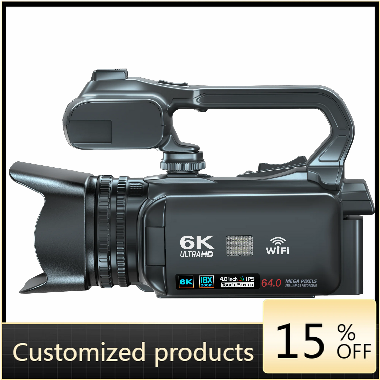 STLF WJW 6K HD Professional Video Camcorder - ElectronAge