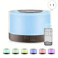 7-Color Wood Grain Diffuser 500ml | Essential Oil Humidifier with Remote Control, Auto Shut-Off &  6 Aromatherapy Oils