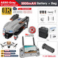 AE60 Ultra GPS Drone Profesional 8K HD Camera 3-axis gimbal Aerial Photography 12KM Obstacle Avoidance FPV Airdrop Fishing Drone