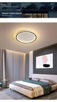 AuraGlow LED modern ceiling light
