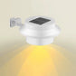 Solar Fence Lights Outdoor Solar Powered Lamps Waterproof LED Gutter Lights for Yard Garden Pathway Lighting Scene Night View