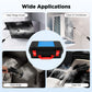 110V/220V High Pressure Steam Cleaner Set Steam Cleaning Machine Portable 6-Gear Cleaner for Car Kitchen Floor Cleaning