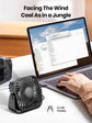 4Inch USB Mini Portable Fan for Camping,3 Speeds Quiet Desk Table Personal Fan,360°Adjustment Standing Fans for Room Home