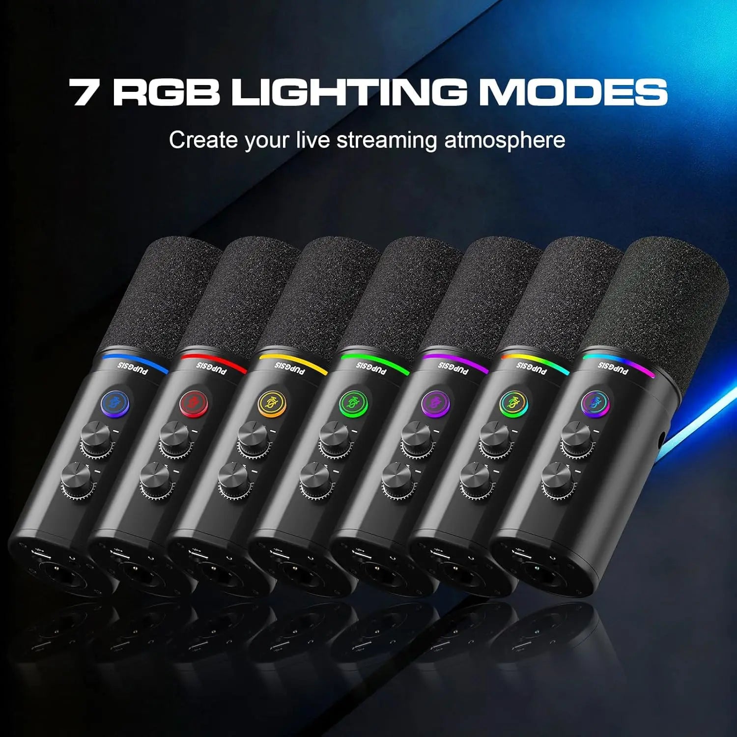 ORTIZAN Podcast Dynamic Microphone, XLR/USB Recording PC - ElectronAge