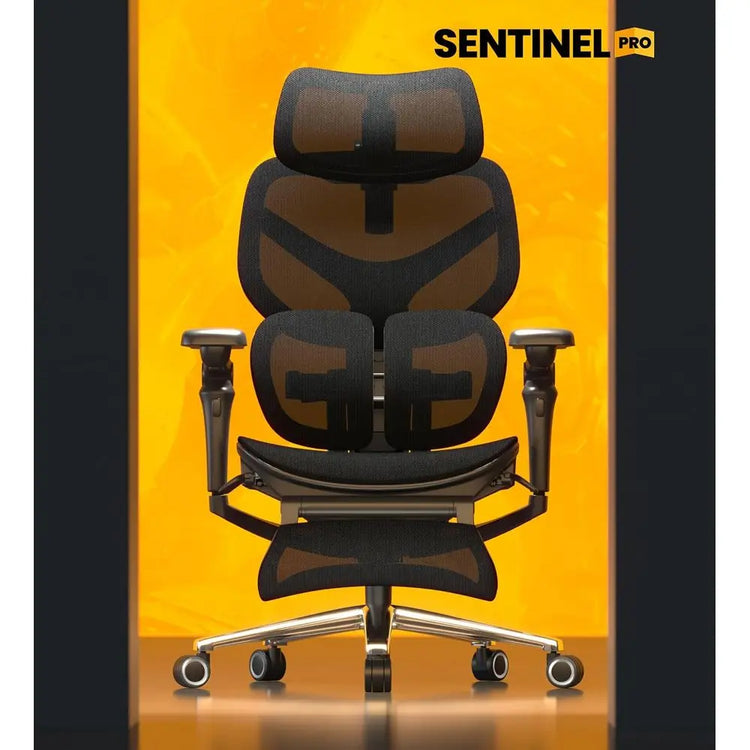 Ergonomic Gaming Chair with Adaptive Lumbar Support - ElectronAge