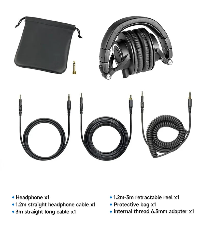 FarSoo M50X HIFI Audio Headphones - ElectronAge