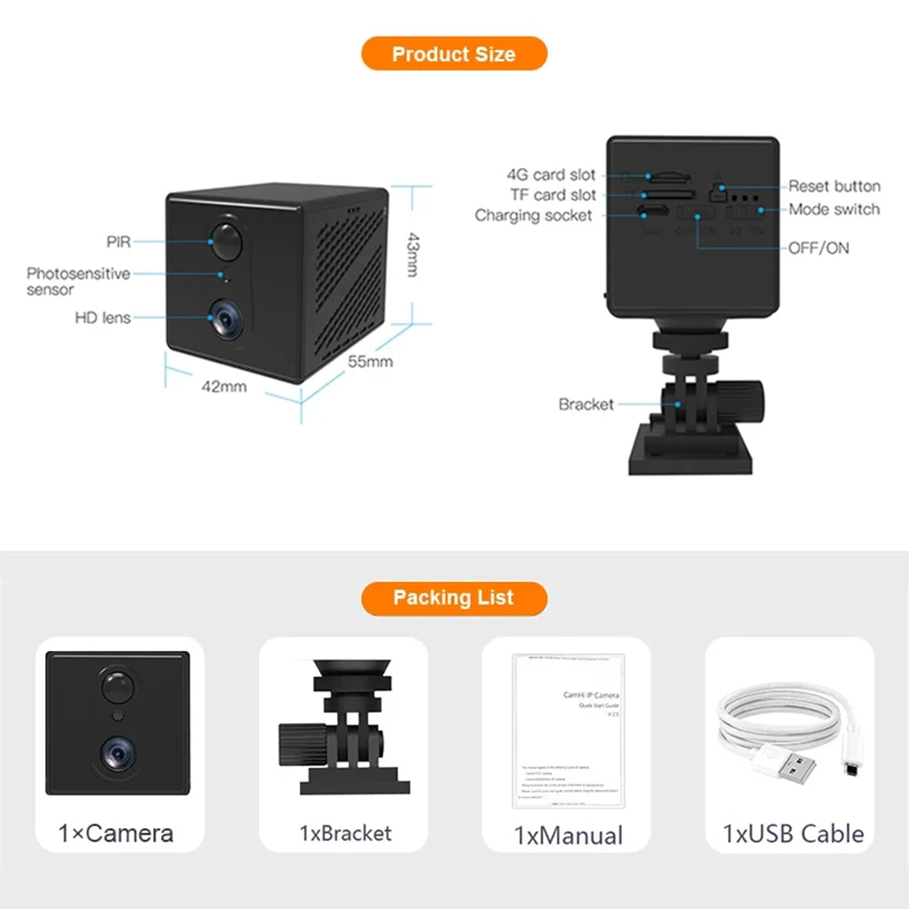 CUGUU OKAM Mini 4G Camera - ElectronAge