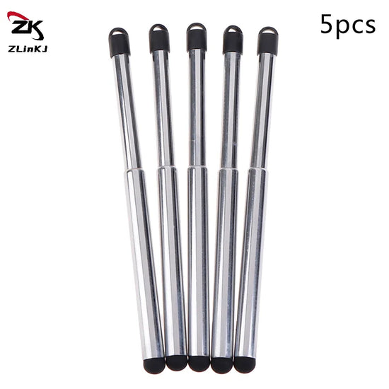 (ZYDD01) 5Pcs Retractable Universal Touch Screen Pen Capacitive Stylus Pen For Phone Tablet
