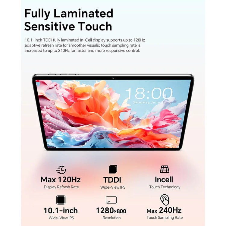 Teclast P30T Set 10.1" 120Hz Android 16 Tablet - ElectronAge