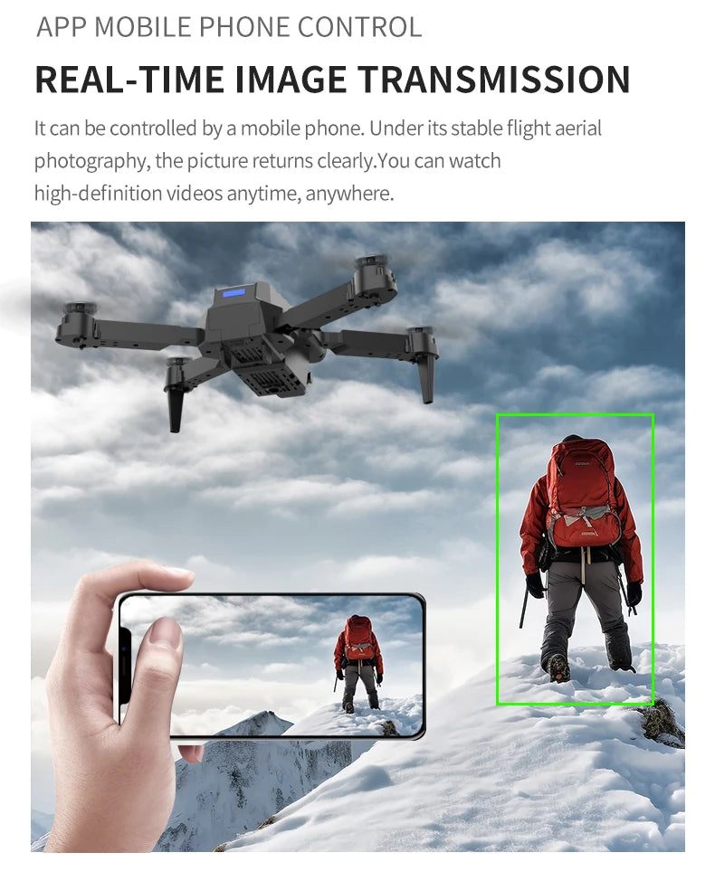 E99 PRO Drone with Flash Professional HD Dual Camera - ElectronAge