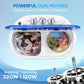 7lbs Electric Washer & 4lbs Spin Dryer Combo - Portable Laundry Solution for RV, Camping, Dorms & Apartments