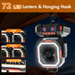 Rechargeable Portable camping Fan 40000mah 720° Rotating Hanging Fan Night Light Air Cooler Outdoor Camping Tent fans ventilador