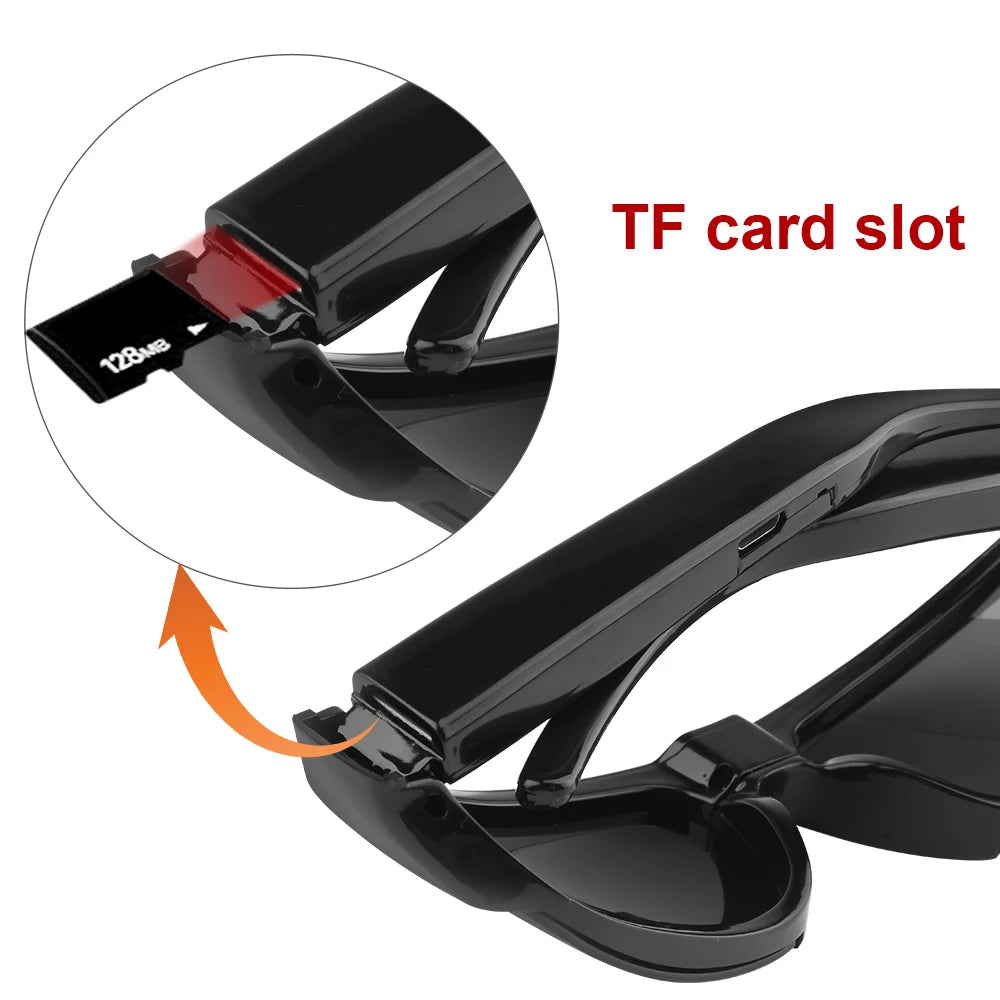 Portable 1080P HD Mini Glasses Camera Video Recorder - ElectronAge