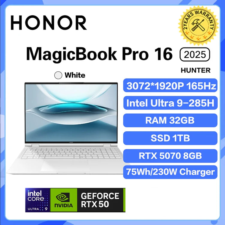 2025 Honor MagicBook Pro 16 Laptop - ElectronAge