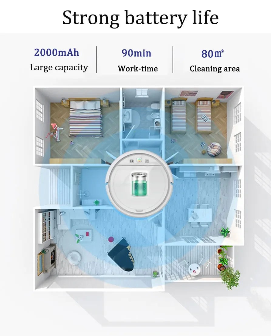 Robot Vacuum Cleaner Smart Remote Control - ElectronAge