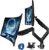 Dual Monitor Desk Mount for 39" Ultrawide Screens - ElectronAge