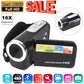 1080P 16MP Digital Camera 2.4 Inch Rotatable Screen Camcorder 16X Zoom HD Video Recorder