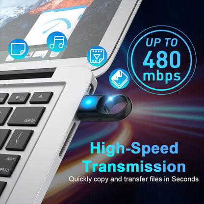 SD Card Reader High Speed USB 3.0 Memory Card Reader Adapter for PC/Laptop/Smart Phone/Driving Recorder