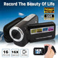 1080P 16MP Digital Camera 2.4 Inch Rotatable Screen Camcorder 16X Zoom HD Video Recorder