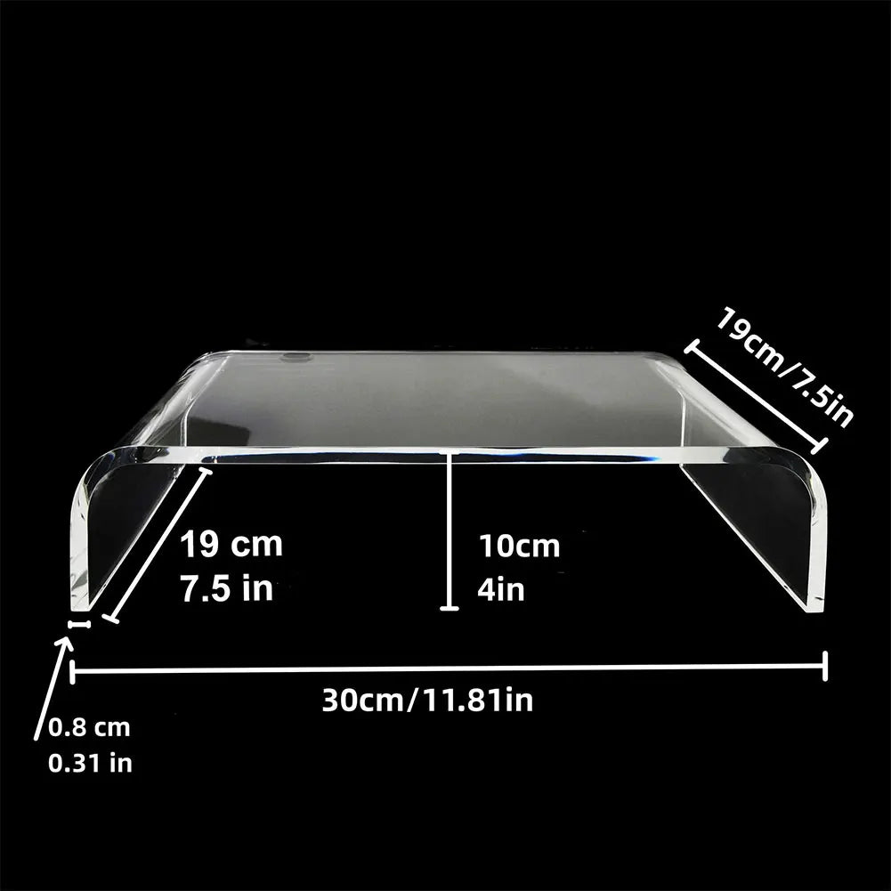 Acrylic Monitor Stand Computer Stand Desk - ElectronAge