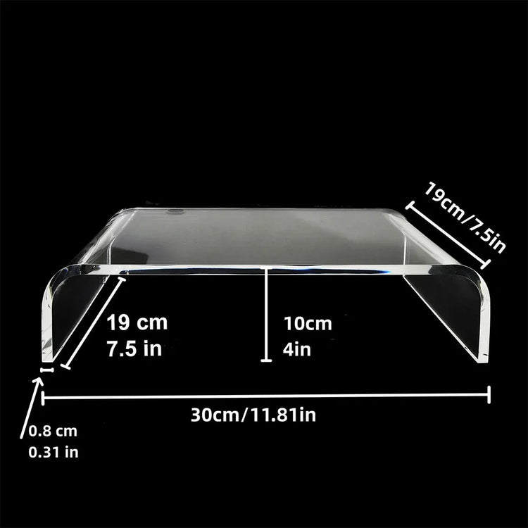 Acrylic Monitor Stand Computer Stand Desk - ElectronAge