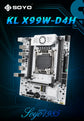 X99 Game Motherboard Kit LGA 2011-3 with E5 2680 V4 CPU 8G*1 DDR4 REG ECC Memory M.2 NAME Computer components SOYO Mainboard