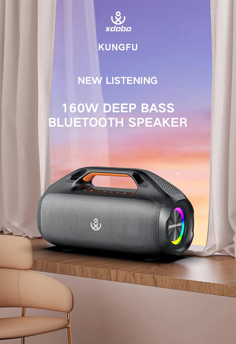 XDOBO Kungfu 160W Deep Bass Bluetooth Speaker - ElectronAge