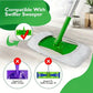 1/3/6pc Microfiber Mop Cloth Dry Cleaning Cloths Household Reusable Microfiber Mop Pads Replacement Washable Rag Towel