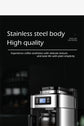 XEOLEO Automatic Coffee Machines 2 In1 Drip LED-Display Electric Bean Coffee Maker Espresso Tea Boiler Drip Mill Beans Grinding