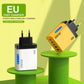 240W 5 In 1 Gan Desktop Charger 3PD 2 USB Fast Charging EU/US Charger Display Light For Iphone Samsung Xiaomi Huawei New