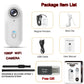 4K UltraHD POV Collar Cam Small Sports Camera Magnetic Necklace Pets Camcorder Mini Wireless WiFi Bodycam Recording Vlog Selfie