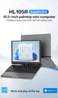 12th Gen Intel Alder Lake N150 Mini Gaming Laptop 10.5inch Touch Screen 16G/32G 512GB 1TB Windows 11 Notebook Tablet PC 2 in 1