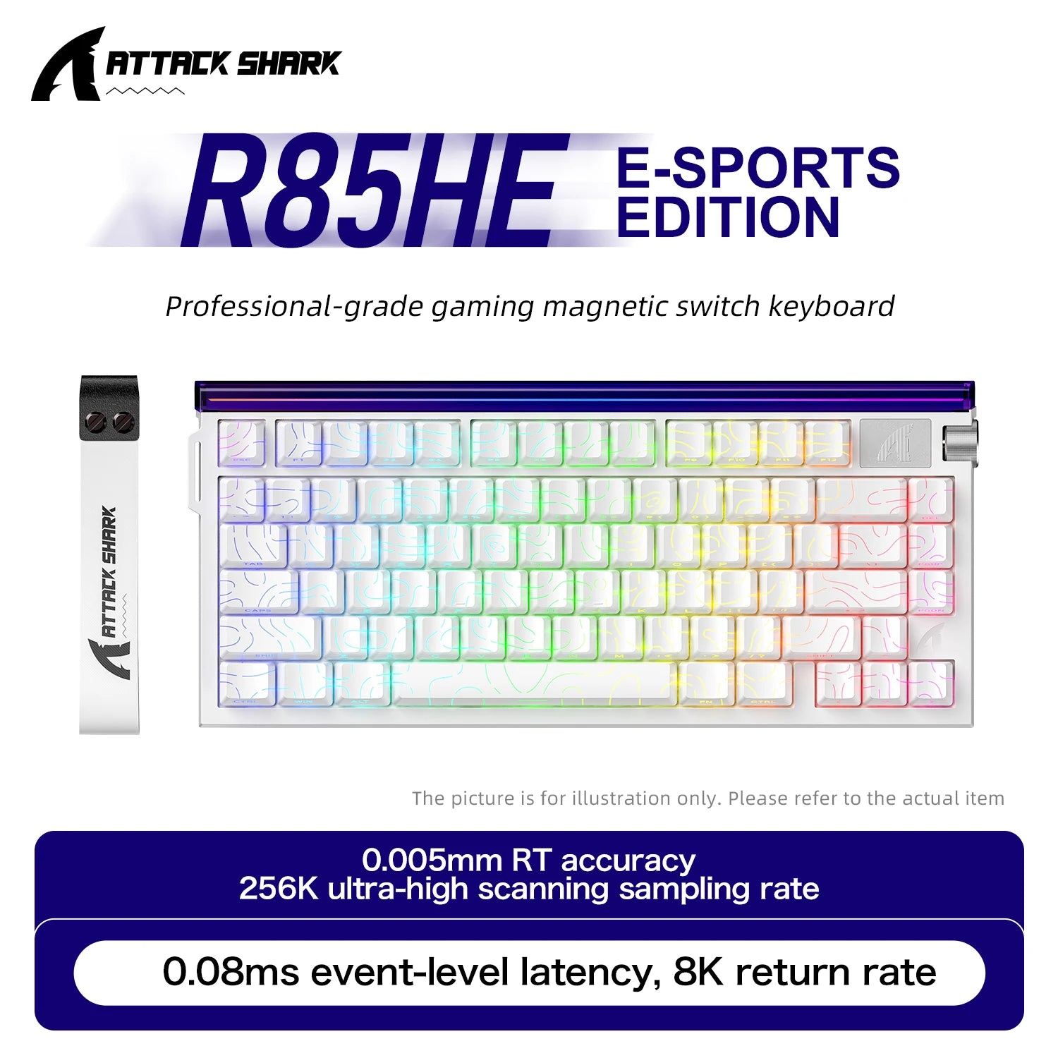R85 ATTACK SHARK R85HE Magnetic Keyboard - ElectronAge