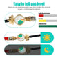 Propane Tank Refill Adapter Propane Bottle Connector With Glow In The Dark Gauge Brass Connector With Hose For Outdoor Stove BBQ