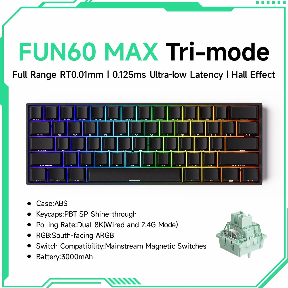 Akko MonsGeek FUN60 Mechanical Keyboard - ElectronAge