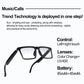Smart AI audio glasses for real-time translation, supporting over 160 languages,photochromic lenses