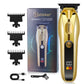 Professional Hair Clipper Ceramic Blade Male Hair Trimmer LED Display Haircut Machine USB charging